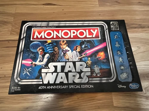 Monopoly Star Wars 40th Anniversary Special Edition Pre-owned Hasbro Gaming 2016