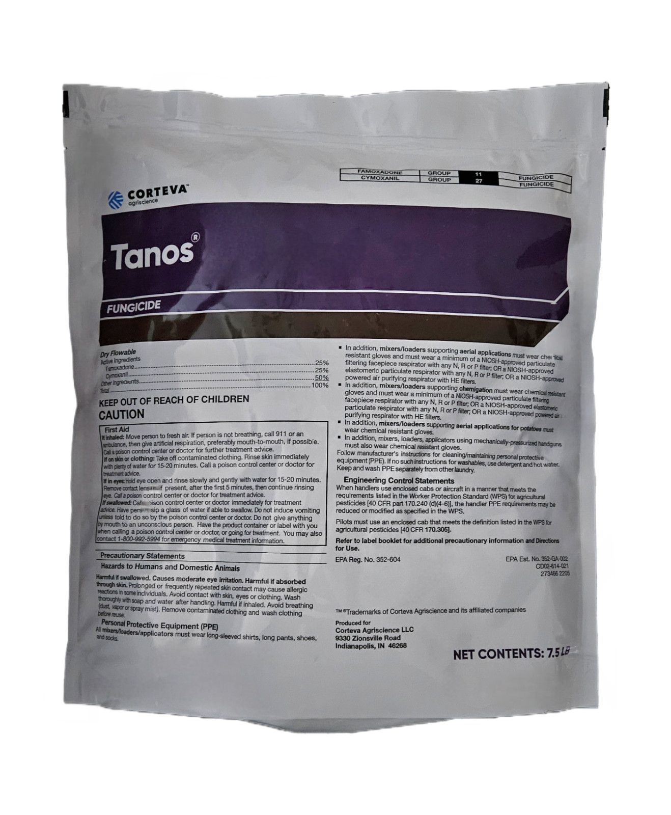 Tanos Fungicide - 7.5 Pounds