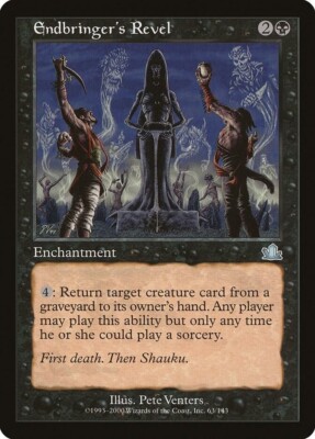 Endbringer's Revel MTG Prophecy Uncommon LP Lightly Played Single Card