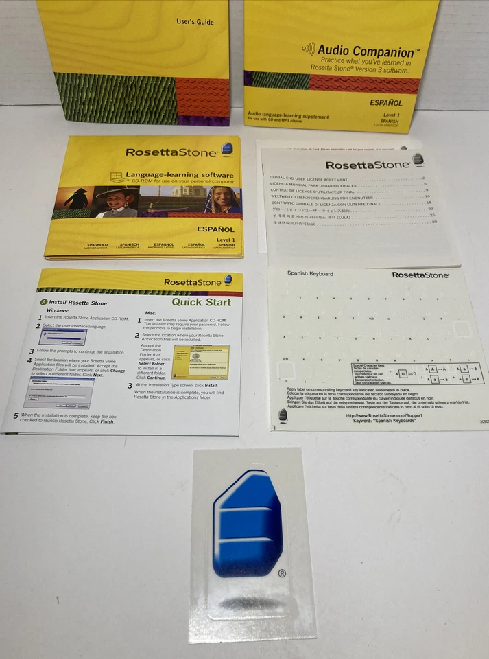 Rosetta Stone Spanish Espanol Level 1 Version 3 (No Headset) - Image 3 of 4