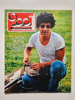 CIAO 2001 24-1977 POSTER STORY LED ZEPPELIN-PAUL MCCARTNEY-LOU REED-IAN GILLAN
