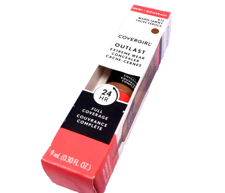 Консилер Covergirl выдержит экстремальную носку в течение 24 часов с полным покрытием-872 Теплых коричневых оттенка 1990₽
