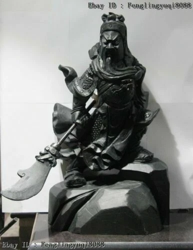 Estatua negra antigüedades de China