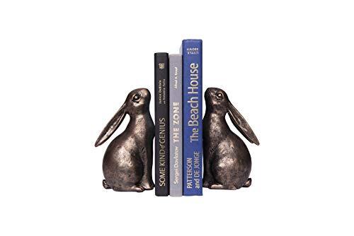 P Decorative Resin Rabbit Bookends Bronze Set Of 2 | eBay
