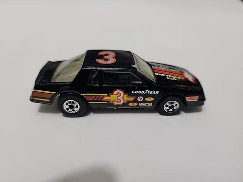 Vintage 1988 Hot Wheels DALE EARNHARDT Black #3 Stock Car Chevrolet Monte Carlo