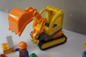 Lego Duplo Truck & Tracked Excavator (10812) Used Set, Complete with Manual