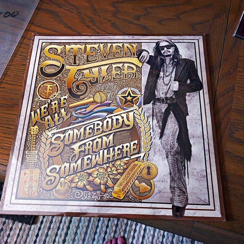 Steven Tyler We're All Somebody from Somewhere Mint Sealed Vinyl 2016