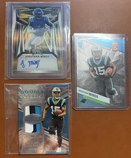 Jonathan Mingo Panini Black /25 Double Patch /75 Leaf Gold  /2 Card Lot