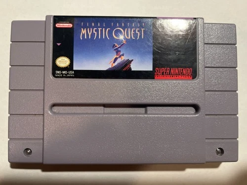 Final Fantasy: Mystic Quest SNES Super Nintendo Authentic TESTED Working