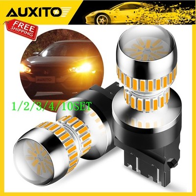 CANBUS 3157 4157 LED Turn Signal Light Bulbs Anti Hyper Flash Amber 1~10Set