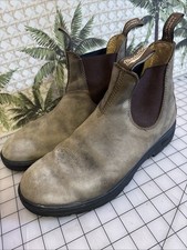BLUNDSTONE Brown Leather Chelsea Boots Comfort SPS Protection Men's US Size 9