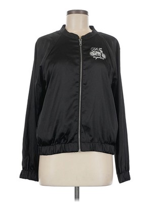Volcom Women Black Track Jacket M
