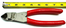 Snap-on Red 8 Combination Cut Flush Cutter Whard Wire Feature Cc87bcf New Usa