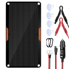 OYMSAE12V Solar Battery Charger ，10W Waterproof Solar Battery Maintainer,Port...