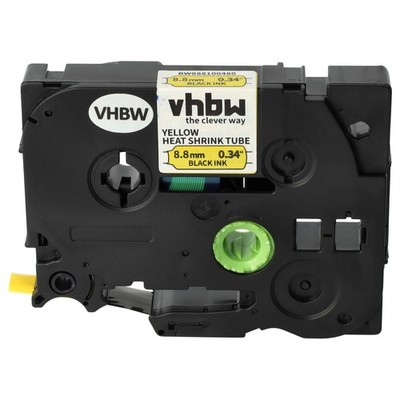 Schrumpf Schriftband Ersatz für Brother HSe-621, LMHSe621 Schwarz/Gelb 1,5m
