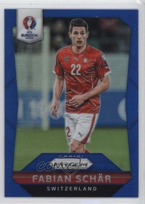 2016 Panini Prizm UEFA Euro Blue Prizm 154/249 Fabian Schar #156 4t7