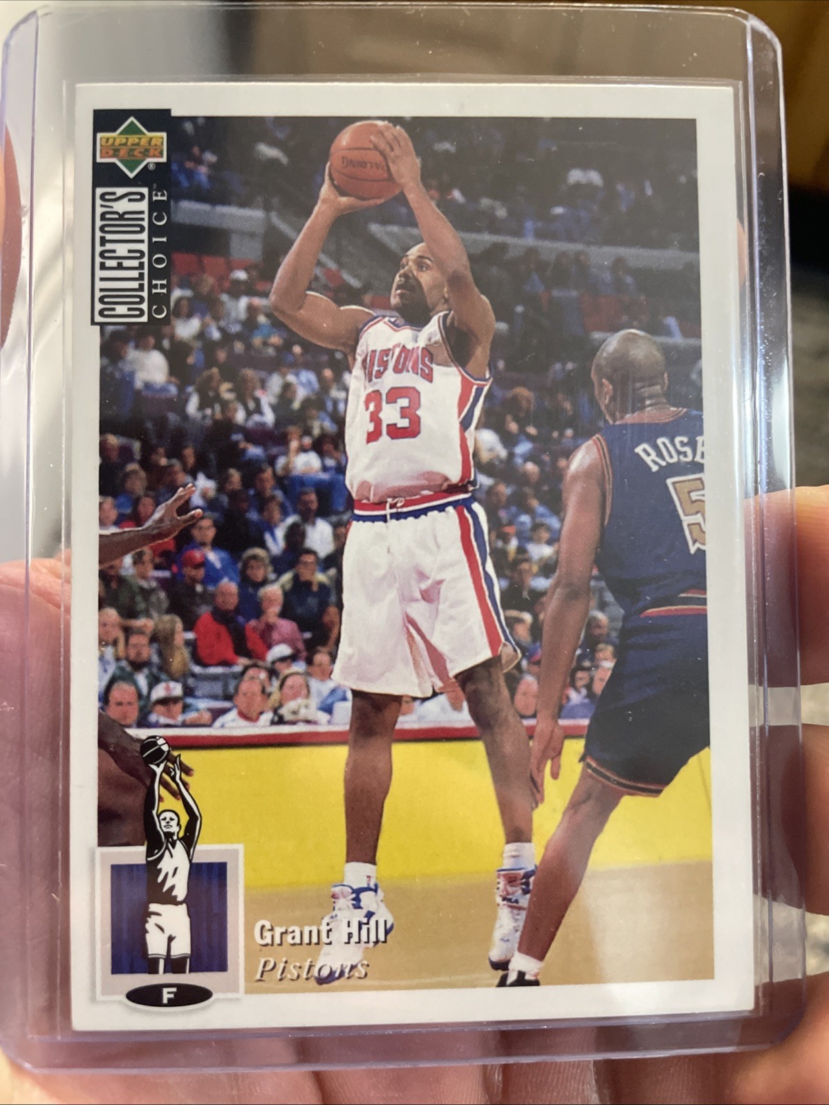 GRANT HILL 1994-95 Upper Deck Collector's Choice #219 Rookie  Pistons Card