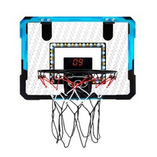 Kids Basketball Hoop, Mini Basketball Goal with Electronic Scoreboard, Over The