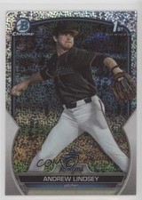 2023 Bowman Draft Chrome Sparkle Refractor Andrew Lindsey #BDC-18 06xp