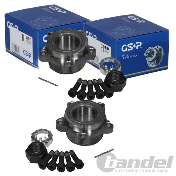 2X GSP RADLAGER-SATZ Vorne Beidseitig Passend FÜR Ford Transit Links+Rechts-image