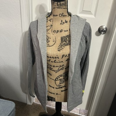 North Face Women s Open Front Cardigan Style Jacket Size Medium Color Gray