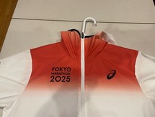 ASICS Tokyo Marathon 2025 Windbreaker Jacket Men  s L Official Race Jacket  To Ru