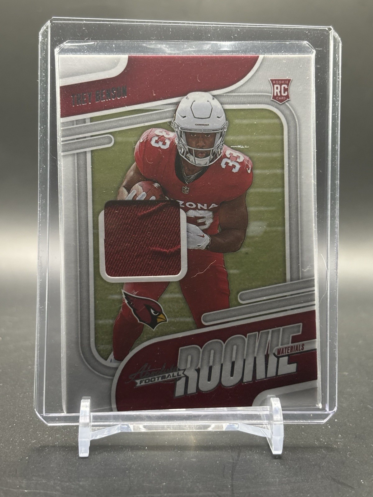 Trey Benson Panini Absolute Absolute Rookie Materials #ARMTBN Base