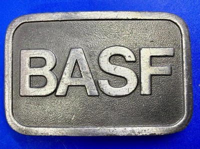 BASF Chemical Producer Company Magnetic Tape 2'' Recording Studio Belt Buckle