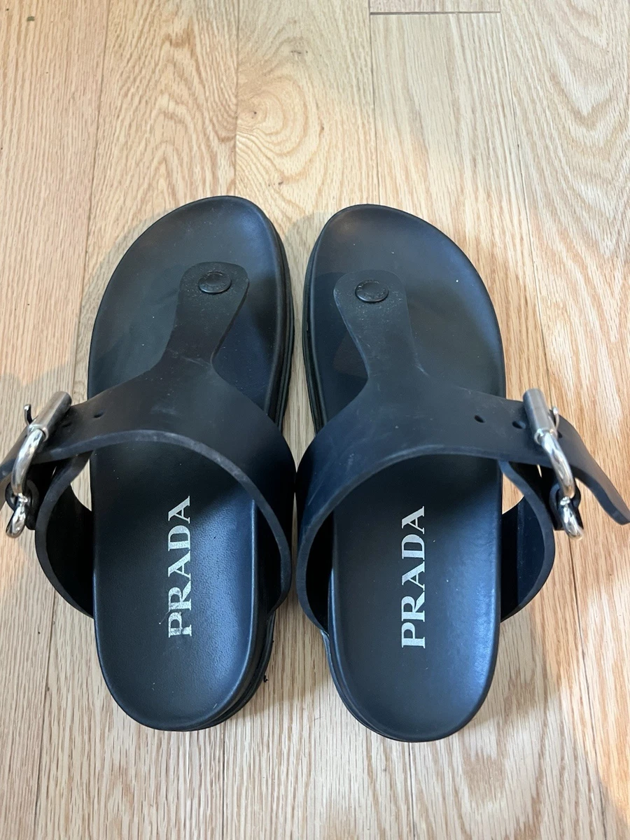 PRADA Women's Flip Flop Rubber Sandals for sale | eBay