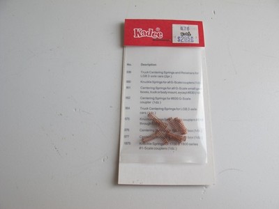 Kadee #876 Centering Springs for #820 or 920 Couplers (12),  Spur 1, Neu