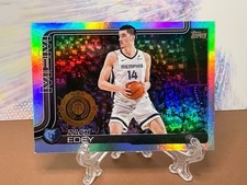 2025-26 Topps Basketball Memphis Grizzlies Zach Edey Rainbow Foil Card #186