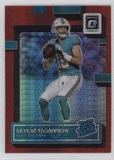 2022 Panini Donruss Optic Rated Rookie Red Hyper Prizm Skylar Thompson #276 01sb