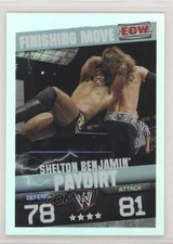 2009 Topps WWE Slam Attax Finishing Moves Shelton Benjamin Paydirt 0s5