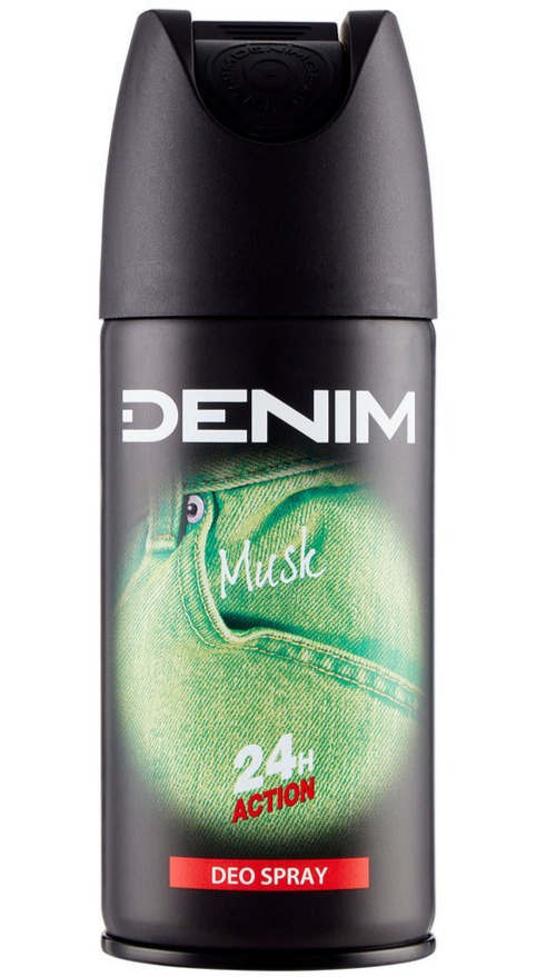 6 PZ DENIM MUSK DEODORANTE SPRAY 150ML DEO BODY 24H - Immagine 3