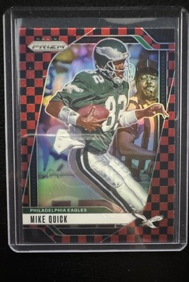 2024 Panini Prizm - Mike Quick #238 Black & Red Checker Prizm