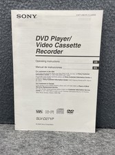 Sony DVD Combo Player Video Cassette Operatio...