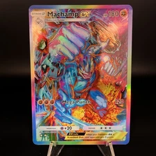 Machamp ex Holographic Pokémon TCG Pocket Card - Printed Sharp! | Genetic Apex