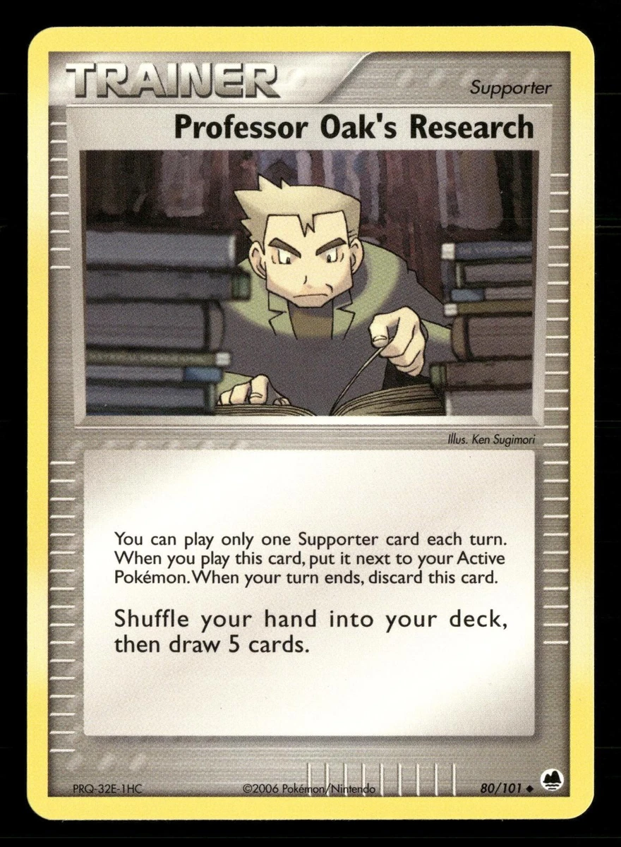 Professor Oak's Research Pokémon TCG Cards for sale