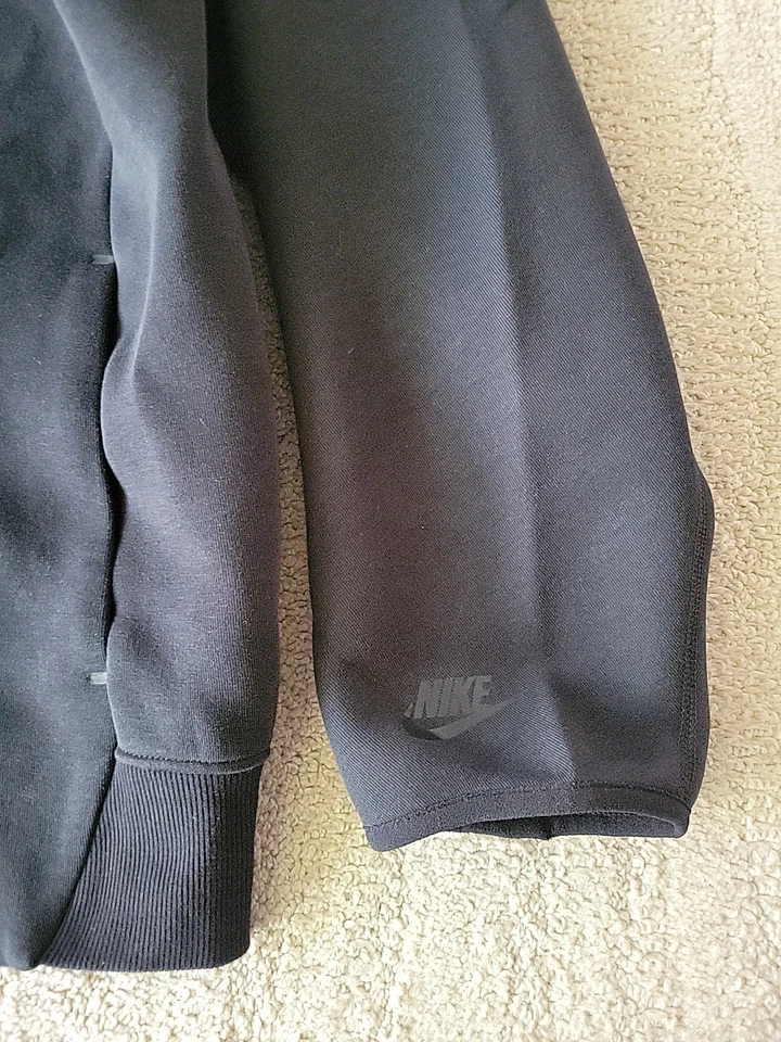 Chaqueta de bombardero Nike Sportswear Tech polar para hombre XL NUEVA CON ETIQUETAS $150 FB8008-010 cremallera completa Foto 3 de 4