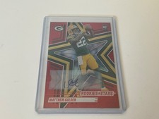 2025 Panini Rookies & Stars - Rookies Matthew Golden #158 Red Signatures (AU,...