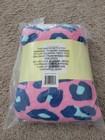 Viv & Lou Throw Pink Leopard Blanket and Beach Towel - Brand New! — photo 6