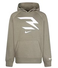 Nike Boys Authentic Army Green Hoodie Size Large 12-13 yrs Brand New   