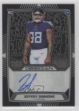 2019 Panini Obsidian Rookie Auto 146/150 Jeffery Simmons #RA-JSI Auto 5w7