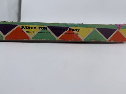 Vintage 1952 WHITMAN party fun donkey party pin the tail (No. 5352:49) - Picture 2 of 10