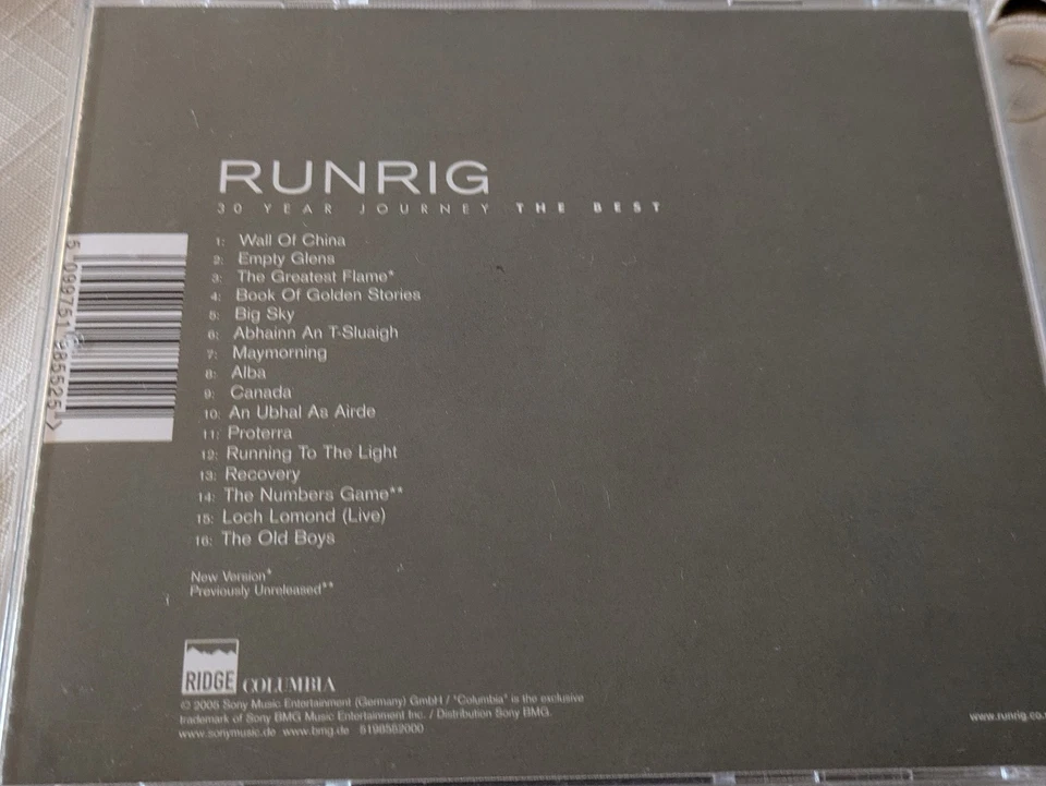 Runrig - 30 Year Journey - The Best Of Runrig 2005 Folk Rock Celtic Loch Lomond - Bild 3 von 3