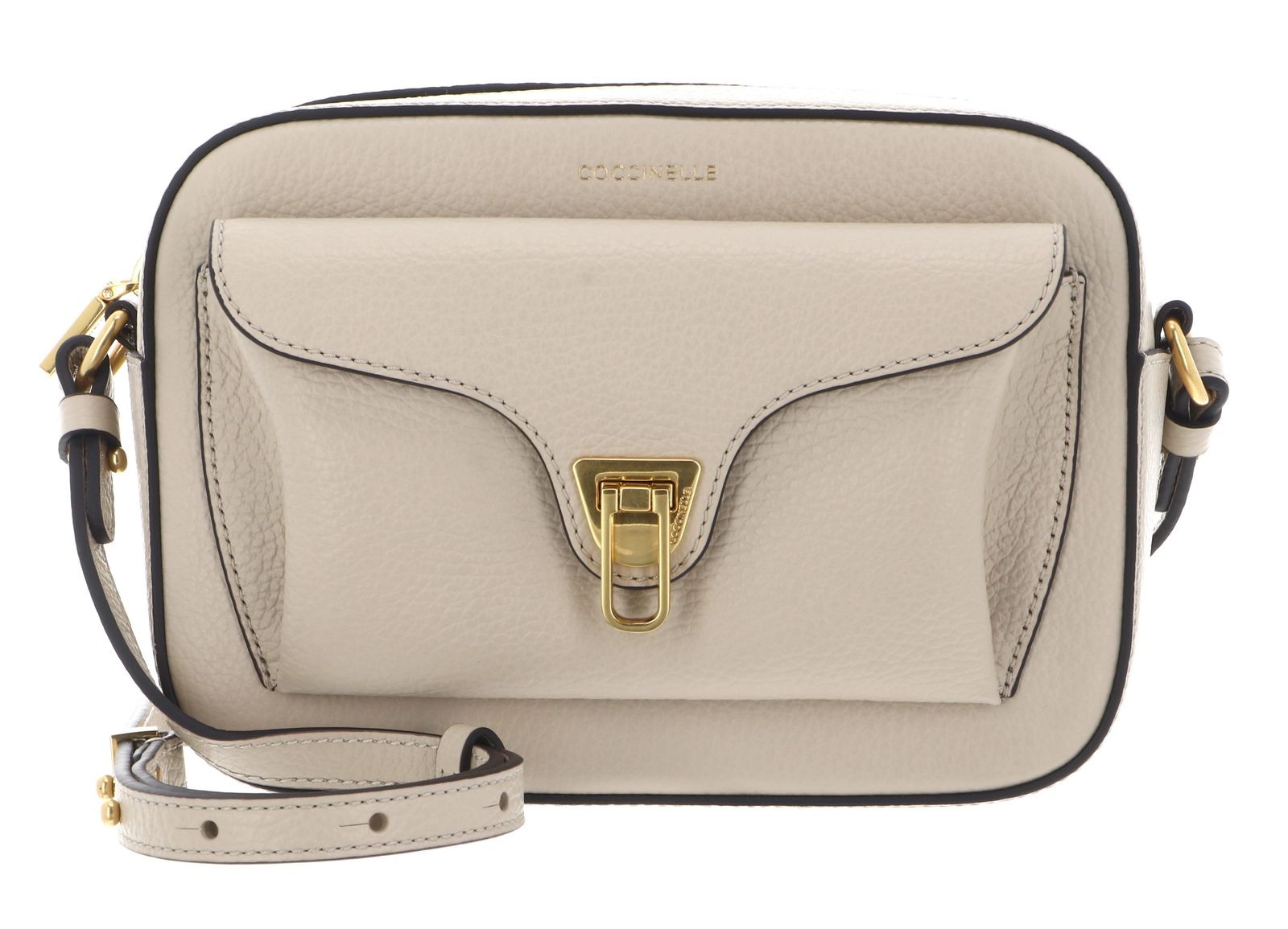 COCCINELLE cross body bag Beat Soft Camera Bag Sandshell