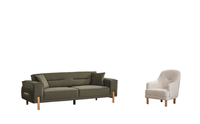 Sofagarnitur 3+1 Sitzer Garnitur Sofa Sofas Textil Sessel Luxus Couchen