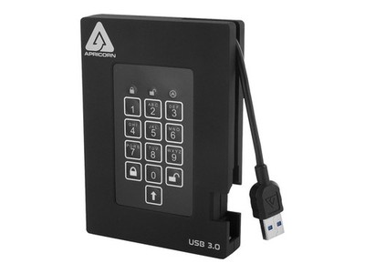 Apricorn 1TB Aegis Padlock Fortress FIPS 140-2 Level 2 Validated 256-Bit Encrypt