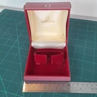 Vintage 60s/70s Omega Watchbox Red Faux Leather  Probably For A Seamaster