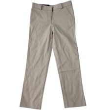 Nautica Girls Uniform Flat Front Pockets Stretch Pant 262 SU Khaki, 6 Regular 